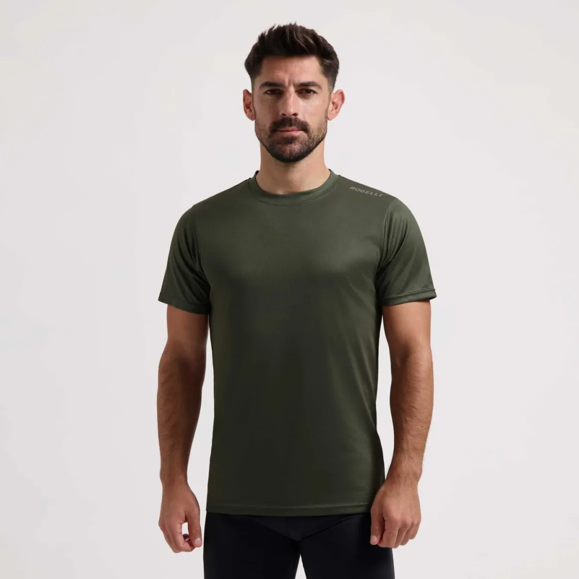 FunkcjonalnakoszulkaRogelliPROMOTION,khaki