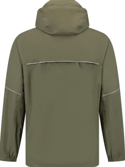 KurtkaprzeciwdeszczowaRogelliCOMMUTERESSENTIALzkapturemibocznymikieszeniami,khaki