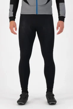 ŚrednioocieplanespodnieroweroweRogelliESSENTIALzwkładkążelowąiwzmocnionymikolanami,czarne