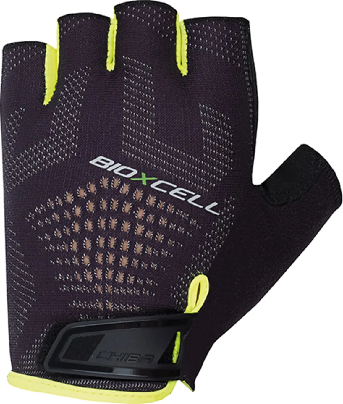 RękawiczkikolarskieChibaBIOXCELLSUPERFLY3D,czarno-żółte