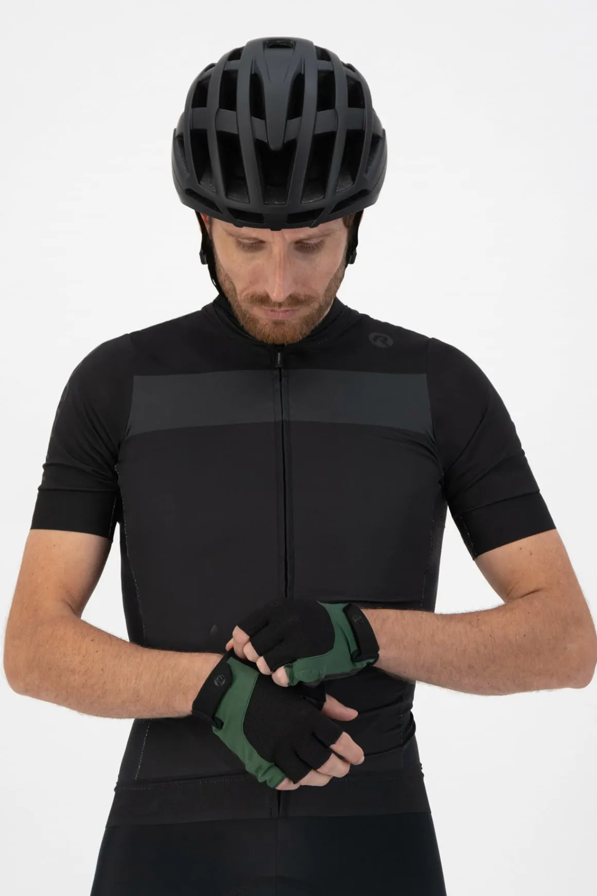 RękawiczkiroweroweRogelliESSENTIAL,khaki