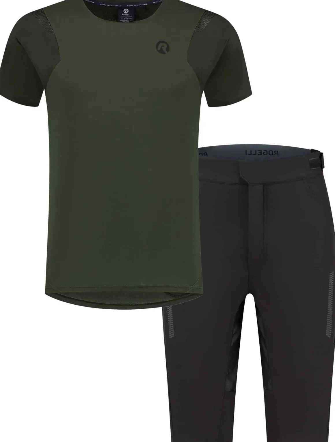 RogelliADVNTRDISTANCEzestawMTBrowerowykrótkirękaw,khaki