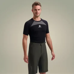 SpodenkiMTBRogelliADVNTRCOREzwyjmowanąwkładkąwewnętrzną,khaki