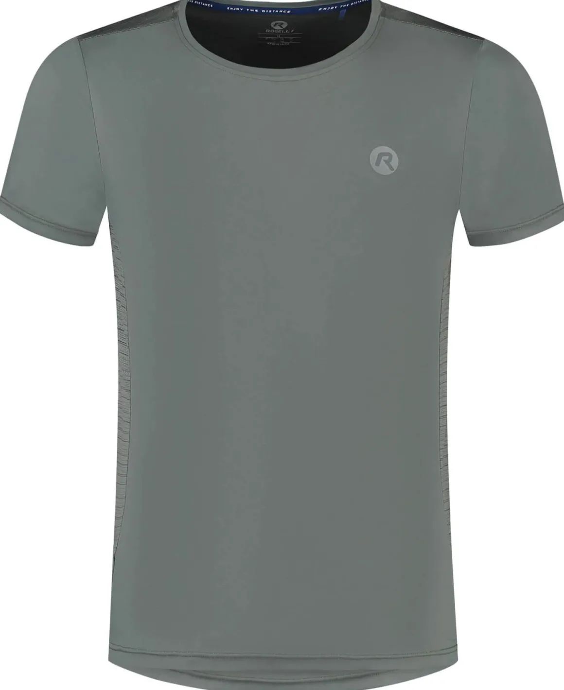 SportowakoszulkafunkcyjnaRogelliCORE,szara-khaki