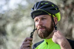 UltralekkikaskrowerowyRogelliTECTA,czarny,odblaskowożółty
