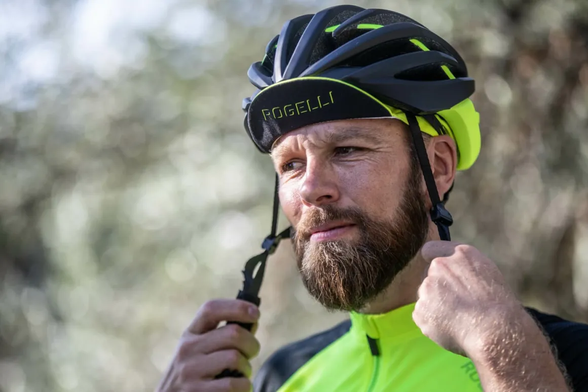 UltralekkikaskrowerowyRogelliTECTA,czarny,odblaskowożółty