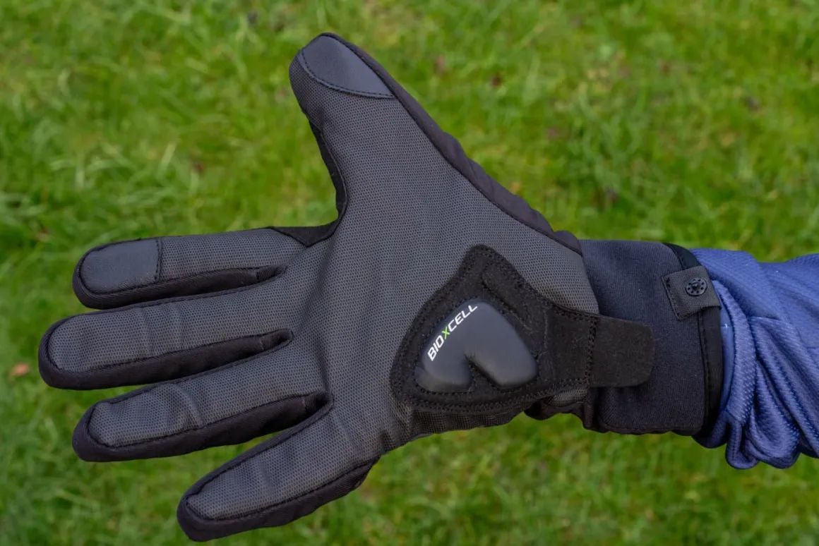 ZimowerękawiczkiroweroweChibaBIOXCELLWARMWINTERzwodoodpornąmembraną,czarne